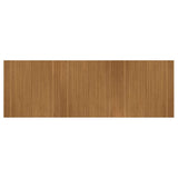 Vidaxl vloerkleed rechthoekig 100x300 cm bamboe bruin