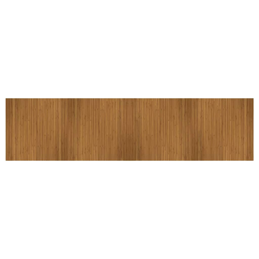 Vidaxx rechteckiger Teppich 100x400 cm Bambusbraun