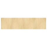 VidaXL rug rectangular 100x400 cm bamboo light natural