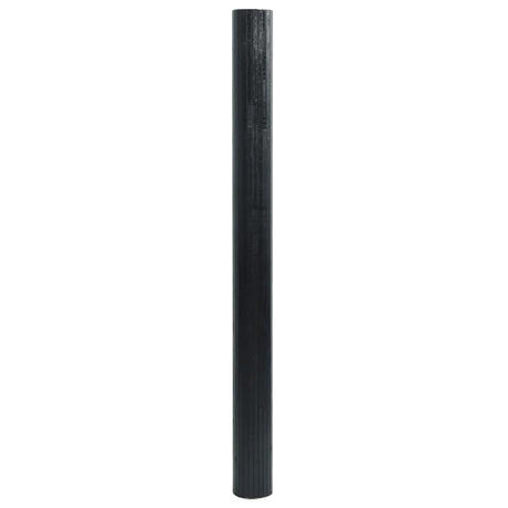 Vidaxx rechteckiger Teppich 100x500 cm Bambus schwarz