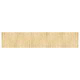 Vidaxx Teppich rechteckig 100x500 cm Bambus hell natur
