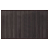 Vidaxx rechteckiger Teppich 60x100 cm Bambus dunkelbraun
