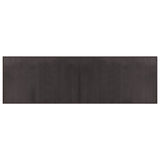 Vidaxx rechteckiger Teppich 60x200 cm Bambus dunkelbraun