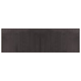 Tapis Vidaxl Rectangulaire 60x200 cm BAMBO BARN DARK