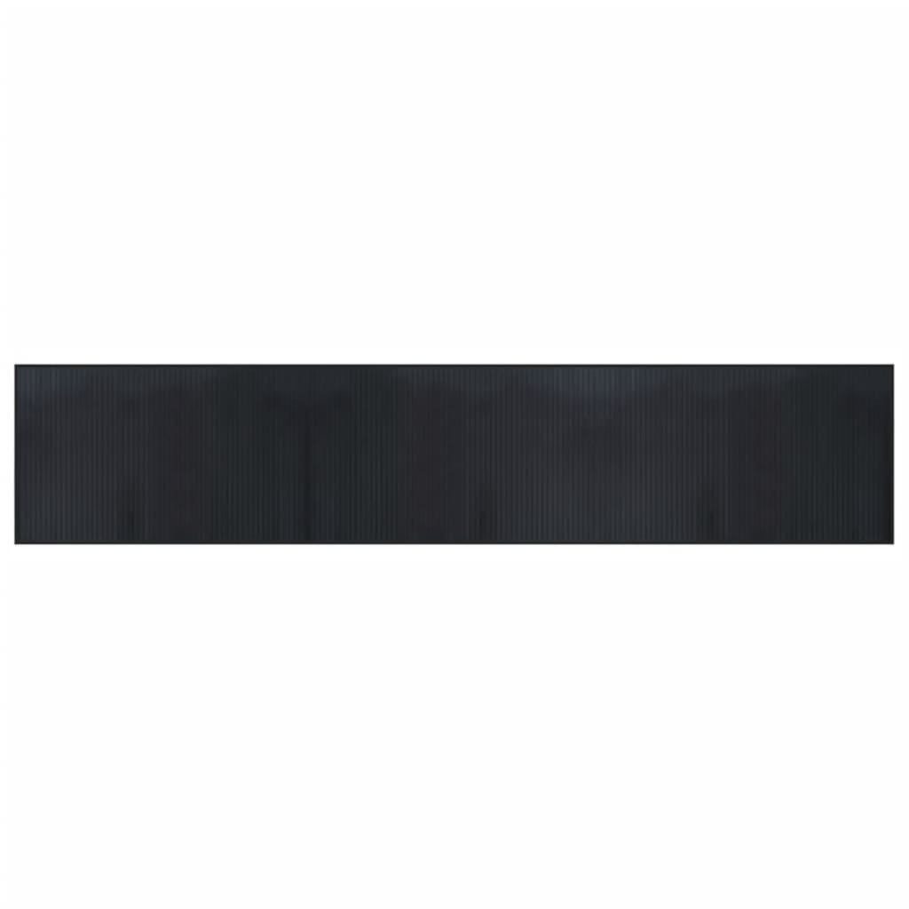 Vidaxx rechteckiger Teppich 60x300 cm Bambus schwarz