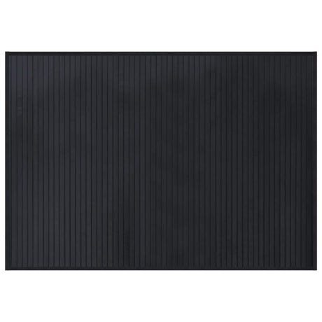 Vidaxx rechteckiger Teppich 70x100 cm Bambus schwarz