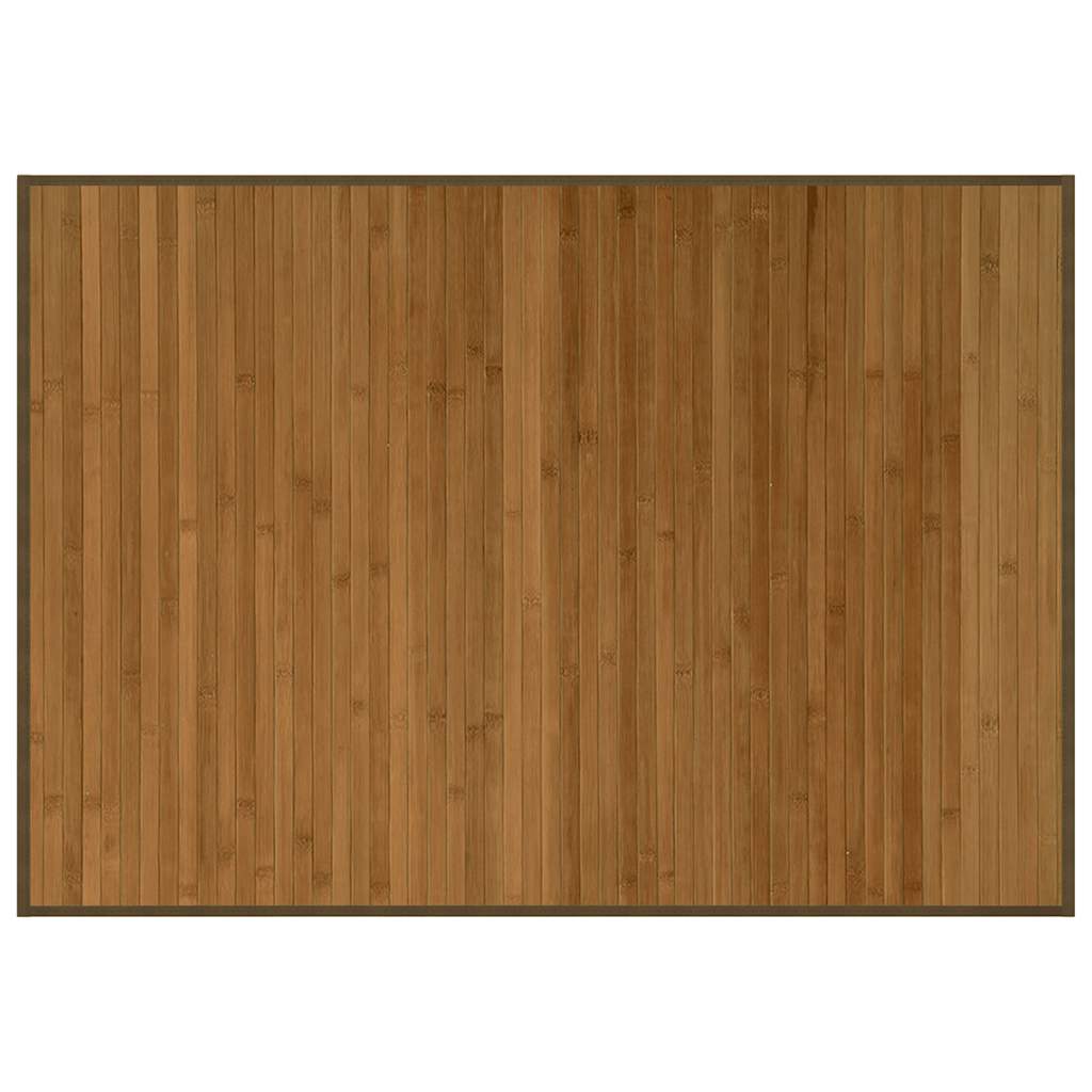 Vidaxx rechteckiger Teppich 70x100 cm Bambusbraun