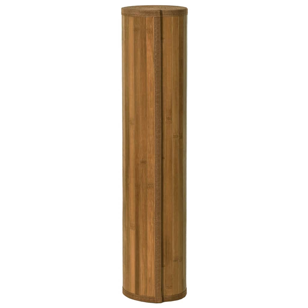 Vidaxx rechteckiger Teppich 70x100 cm Bambusbraun