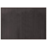 Tapis Vidaxl Rectangulaire 70x100 cm BAMBO BRORN DARK