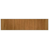 Vidaxx rechteckiger Teppich 70x300 cm Bambusbraun