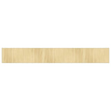 Tapis vidaxl rectangulaire 70x500 cm Bamboo Light Natural