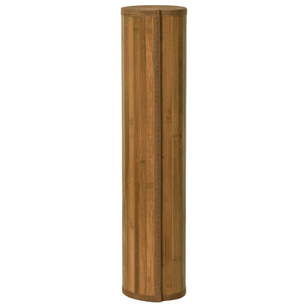 Vidaxx rechteckiger Teppich 70x1000 cm Bambusbraun