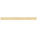 Vidaxx rechteckiger Teppich 70x1000 cm Bambus hell natur