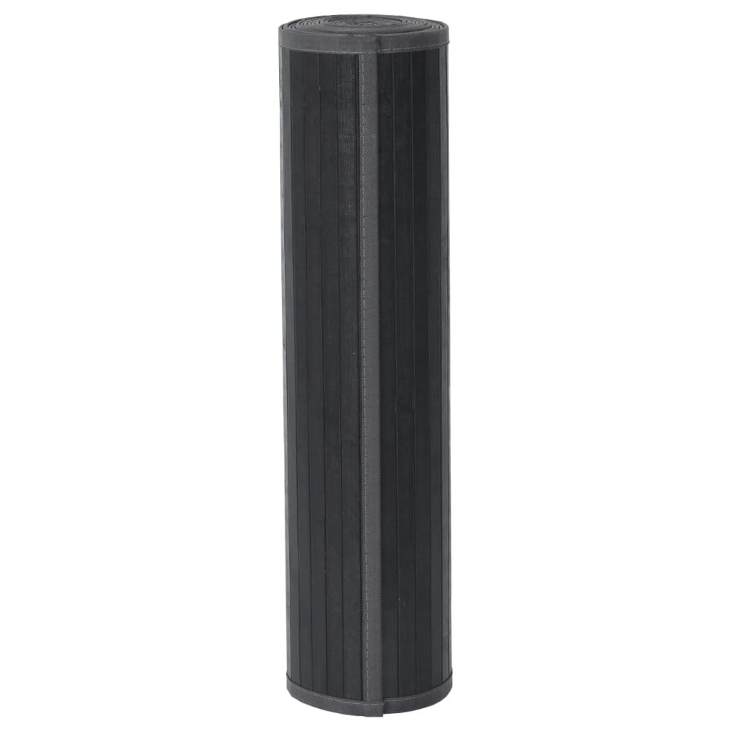 Vidaxx rechteckiger Teppich 70x1000 cm Bambusgrau