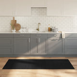 VidaXL Rechteckiger Teppich 80x200 cm Bambus schwarz