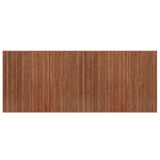 Tappeto vidaxl rettangolare 80x200 cm Bamboo marrone