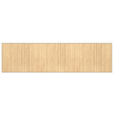 Tapis vidaxl rectangulaire 80x300 cm Bamboo Light Natural