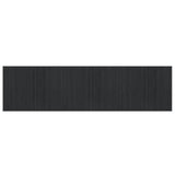 VidaXL Rechteckiger Teppich 80x300 cm Bambusgrau