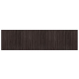 Vidaxl Rug Rectangular 80x300 cm Bamboo Dark Brown