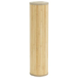 Vidaxx rechteckiger Teppich 80x400 cm Bambus hell natur