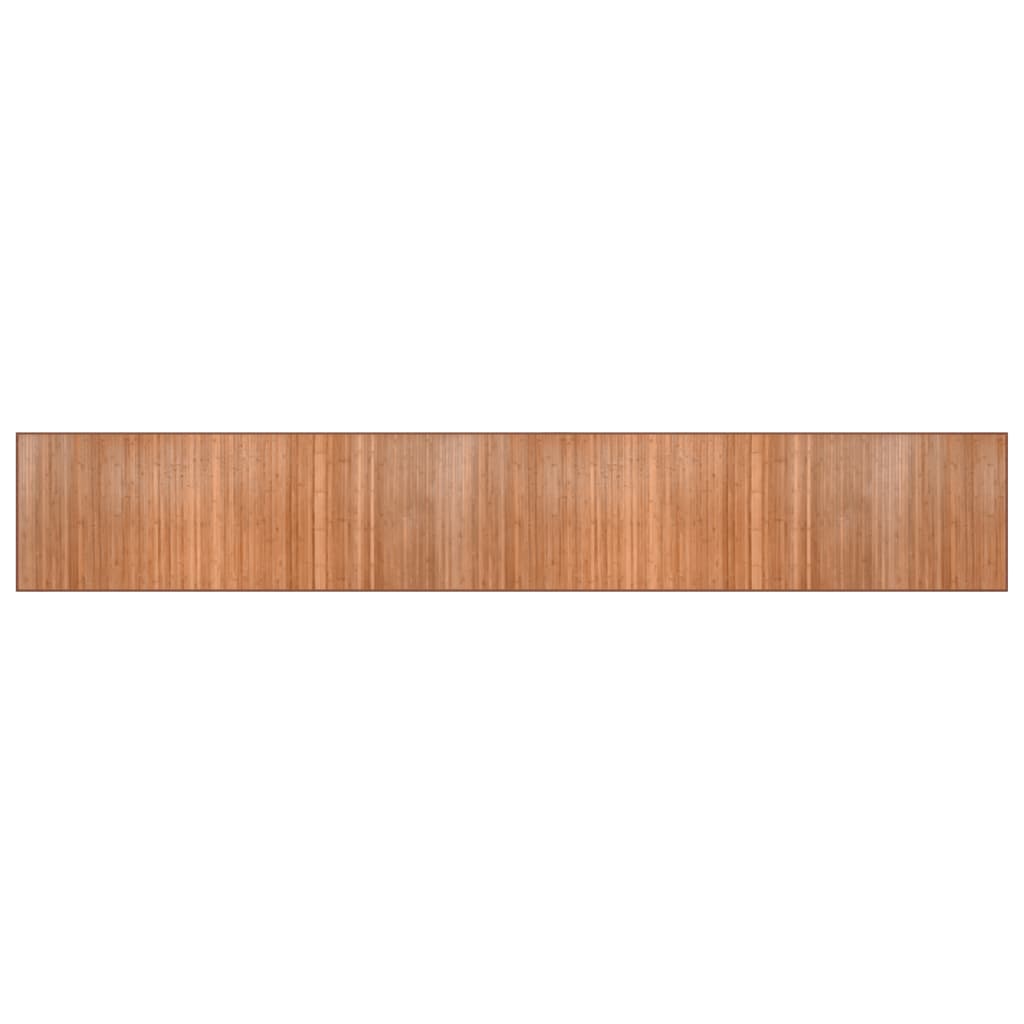 Vidaxx rechteckiger Teppich 80x500 cm Bambus natur