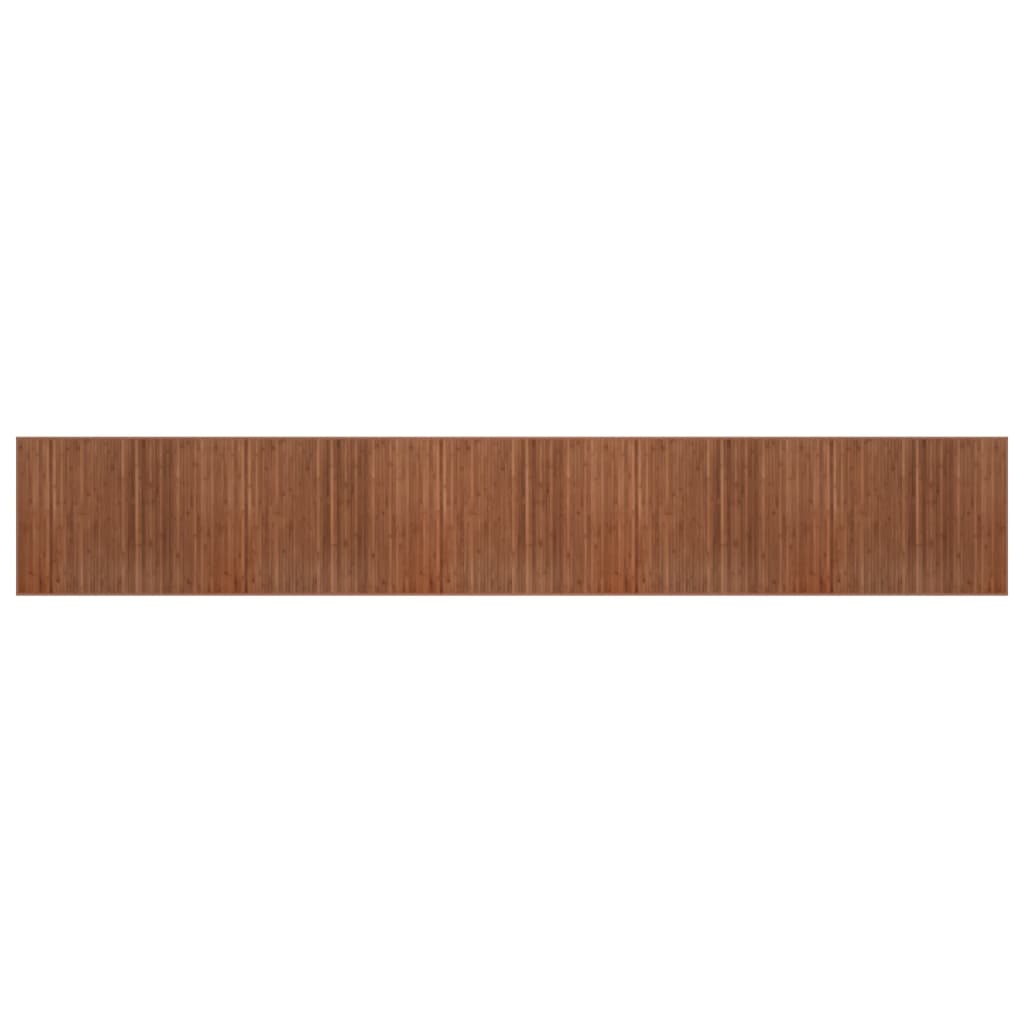 Vidaxx rechteckiger Teppich 80x500 cm Bambusbraun