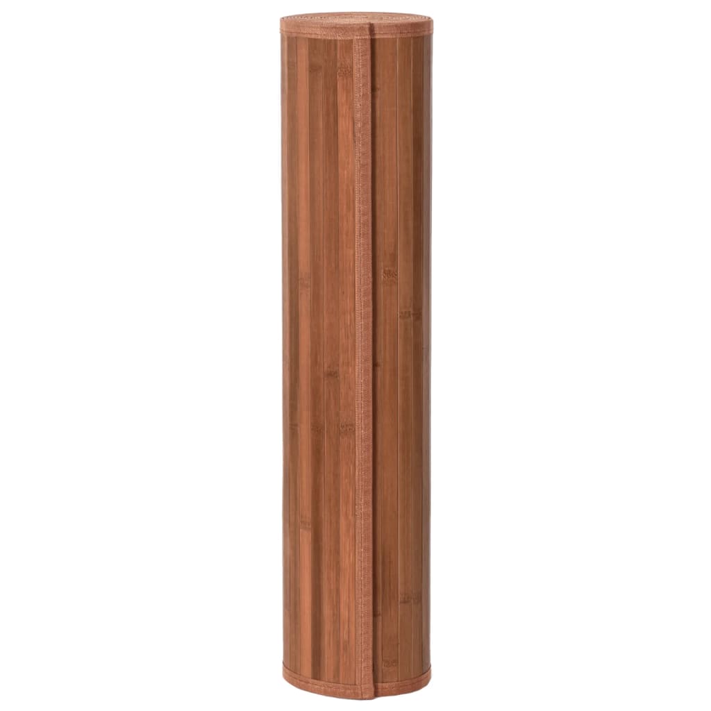 Vidaxx rechteckiger Teppich 80x500 cm Bambusbraun