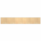 Vidaxx rechteckiger Teppich 80x1000 cm Bambus hell natur