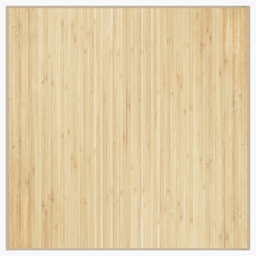 Vidaxl Duj Square 100x100 cm Bamboo Light Natural