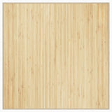 Vidaxl Rug Square 100x100 cm Bamboo Light Natural