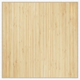 Vidaxx Teppich quadratisch 100x100 cm Bambus hell natur