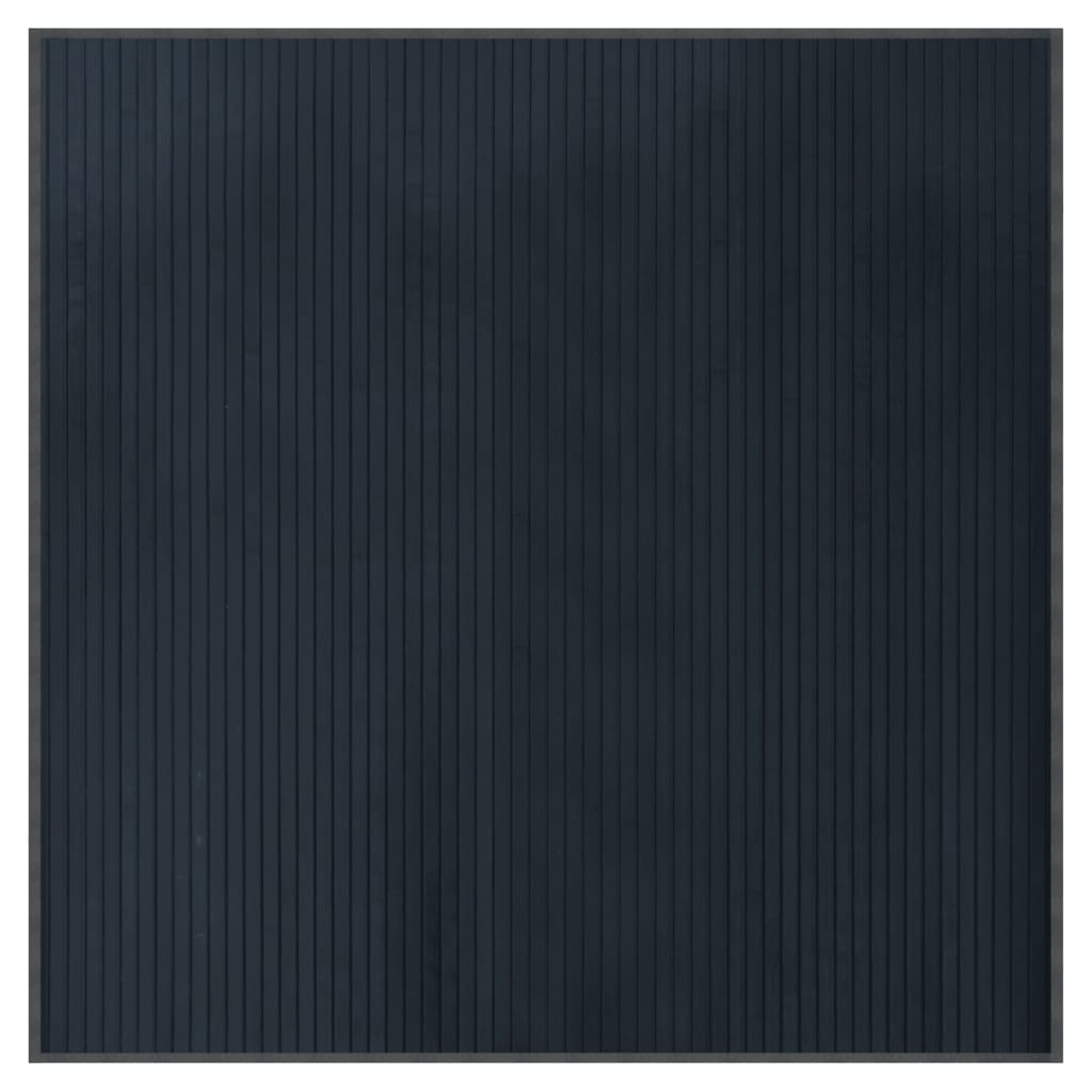 Vidaxl Rug Square 100x100 cm de bambú gris