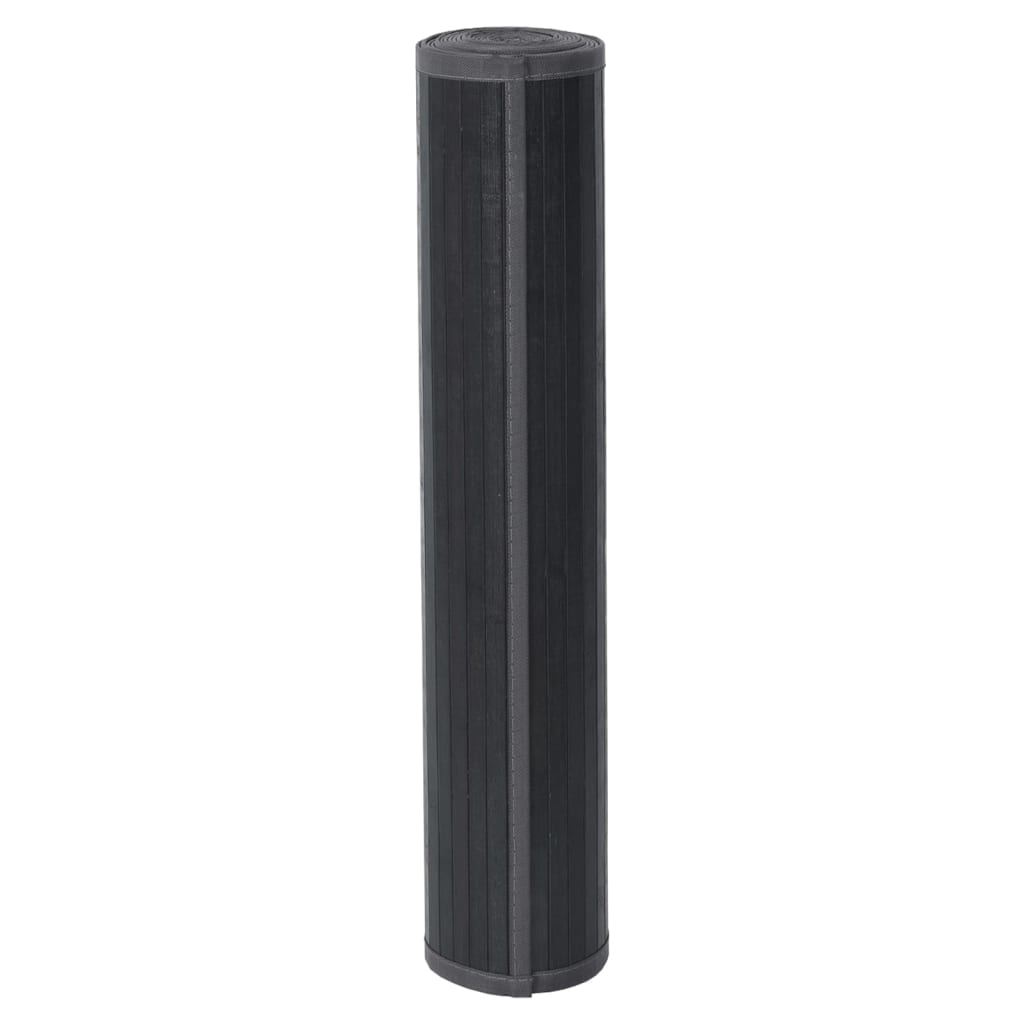 Vidaxx Teppich quadratisch 100x100 cm Bambusgrau