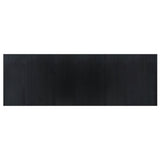Vidaxx rechteckiger Teppich 100x300 cm Bambus schwarz