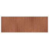 Tappeto vidaxl rettangolare 100x300 cm Bamboo marrone