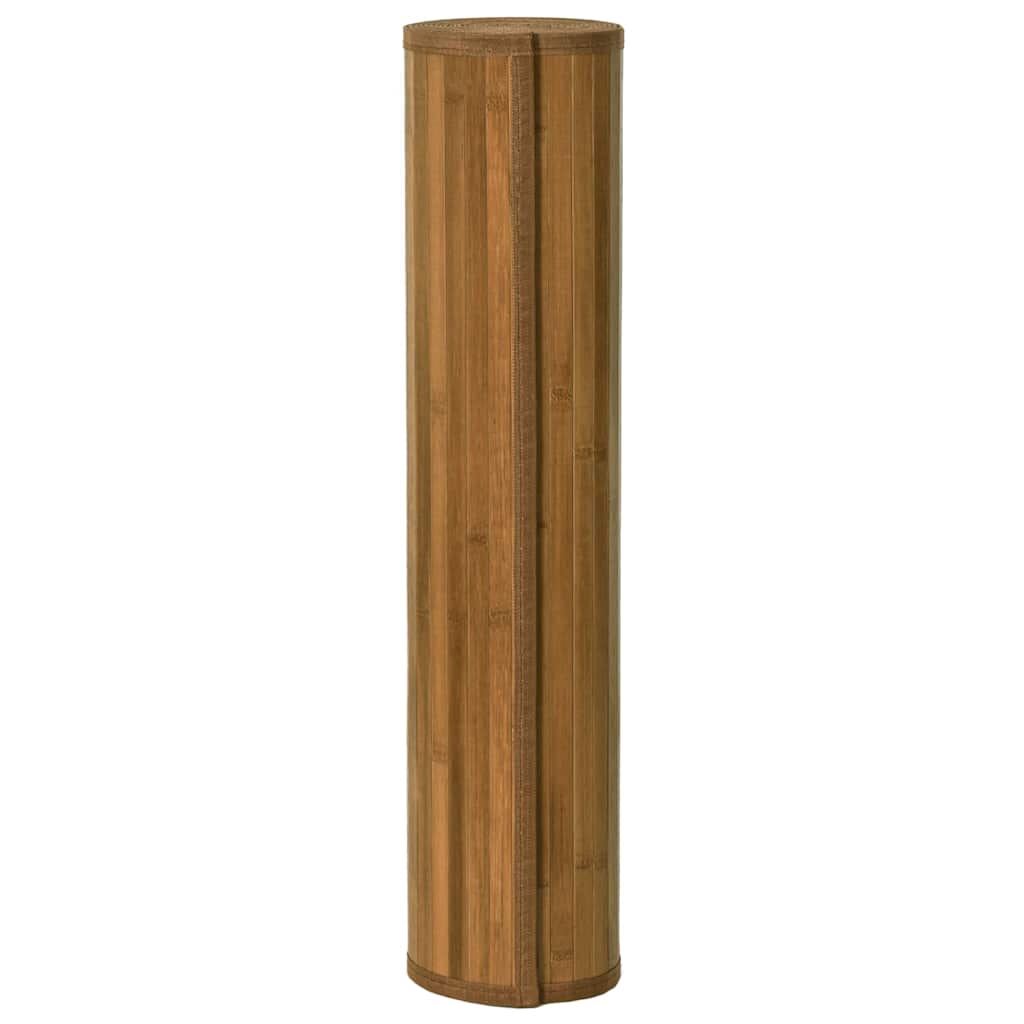 VidaXL Rechteckiger Teppich 100x300 cm Bambusbraun