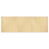 Vidaxx rechteckiger Teppich 100x300 cm Bambus hell natur