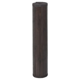 Vidaxx rechteckiger Teppich 100x300 cm Bambus dunkelbraun
