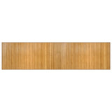 Vidaxx rechteckiger Teppich 100x400 cm Bambus natur