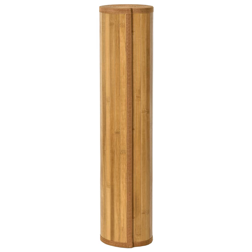 Vidaxx rechteckiger Teppich 100x400 cm Bambus natur