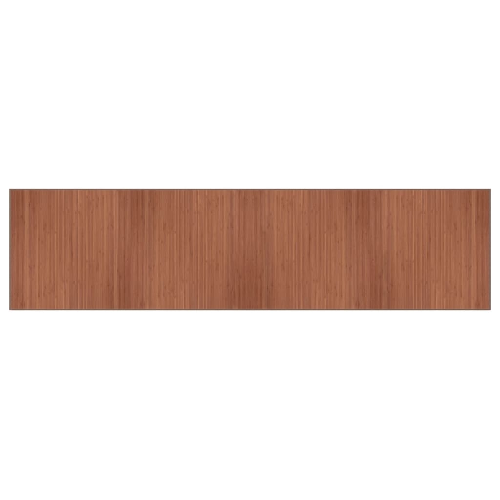 Vidaxl rectangular 100x400 cm bamboo brown