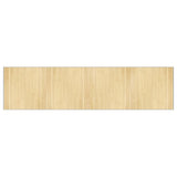 Vidaxl Rug Rectangular 100x400 cm Bambu Light Natural