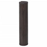 Vidaxx rechteckiger Teppich 100x500 cm Bambus dunkelbraun