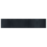Vidaxx rechteckiger Teppich 100x1000 cm Bambusgrau