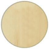 Tappeto Vidaxl intorno a 60 cm Bamboo Light Natural