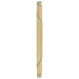 VidaXL Teppich rund 80 cm Bambus hell natur