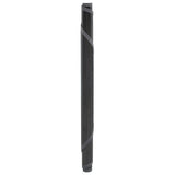 VidaXL Teppich rund 80 cm Bambusgrau