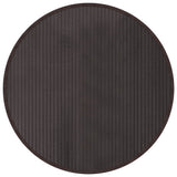 Vidaxl rug around 80 cm bamboo dark brown