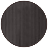 VidaXL Teppich rund 100 cm Bambus dunkelbraun