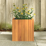 Vidaxx Pflanzgefäß 25x25x25 cm aus massivem Akazienholz